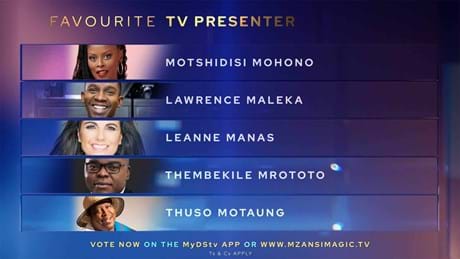 04. Favourite TV Presenter NOMZ 00000